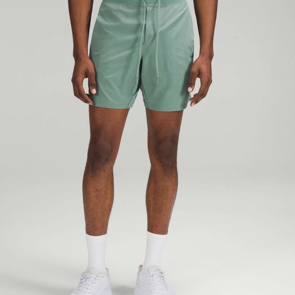 LULULEMON T.H.E. LINERLESS SHORT 7" TIDEWATER TEAL (S) - Picture 6 of 6